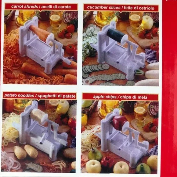 NWOT Spiralizer Turning Slicer with 3 Blades - Picture 6 of 13